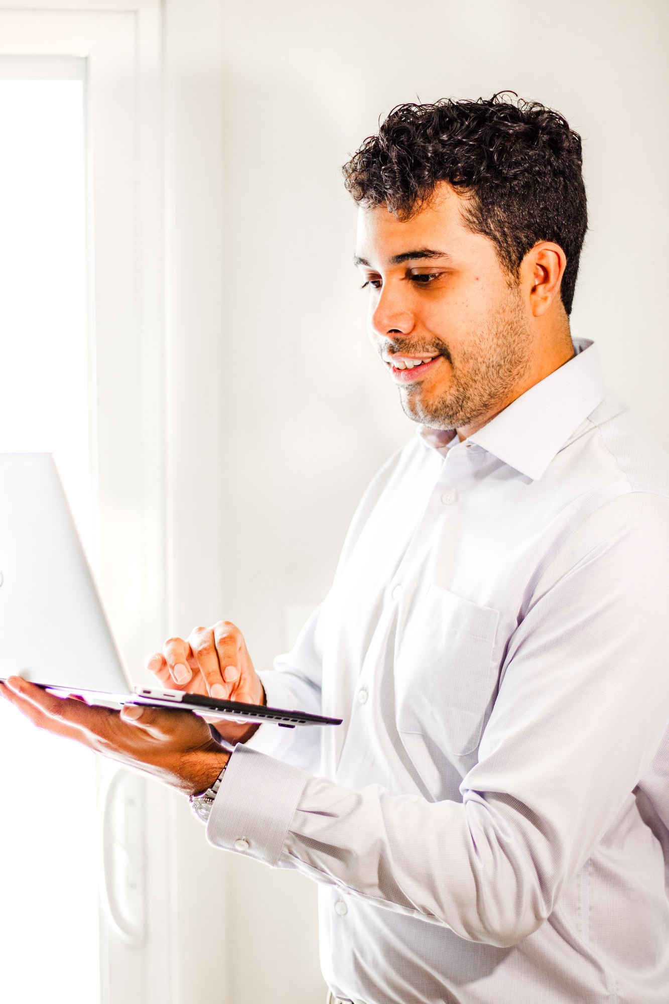 Password manager being configured on a client computer